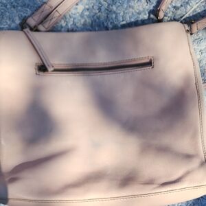 AMERICAN LEATHER *Elegant Pink Leather Shoulder Bag